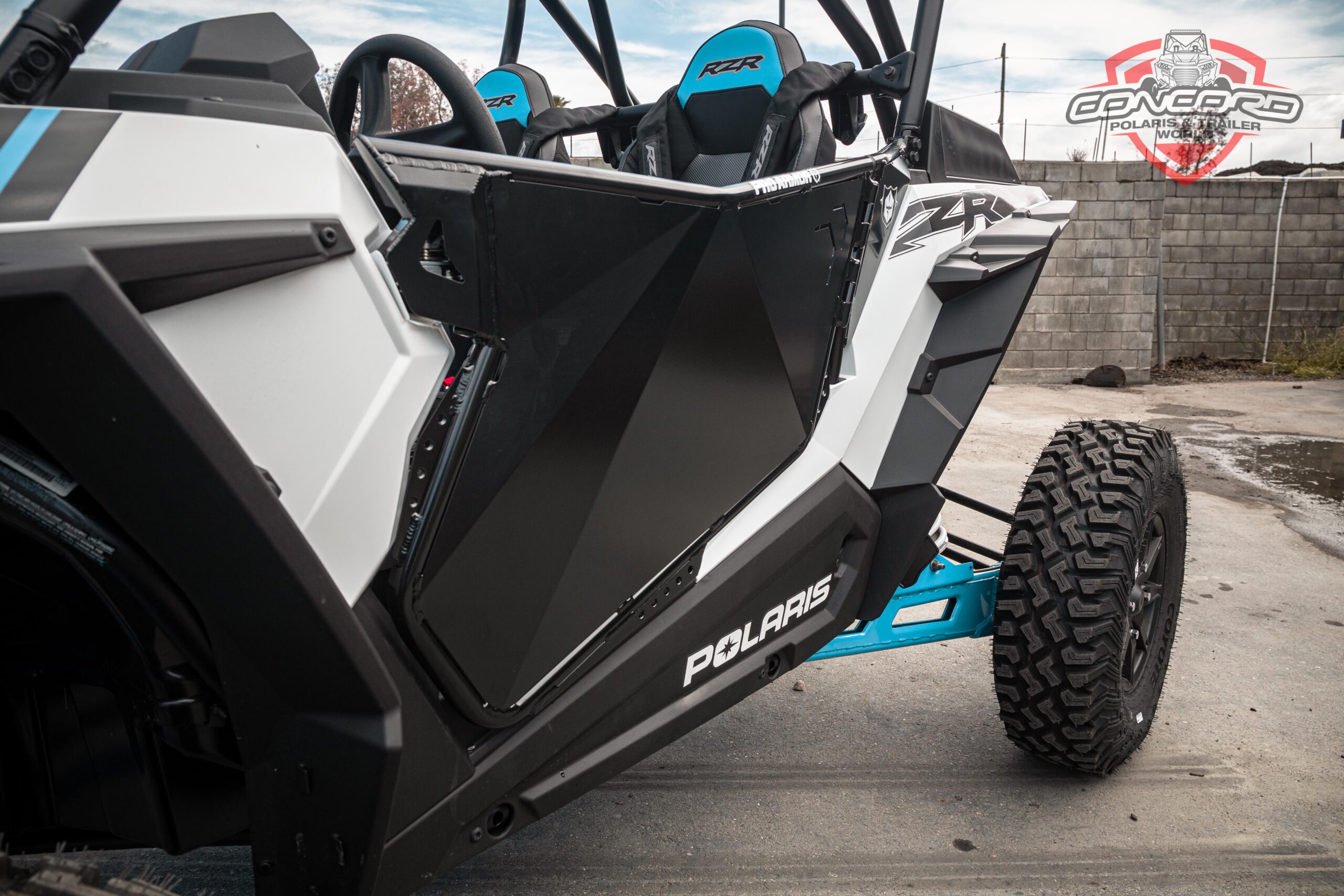 Pro Armor 2882071 Aluminum Half Doors Fits Polaris RZR XP 1000 (14-21)